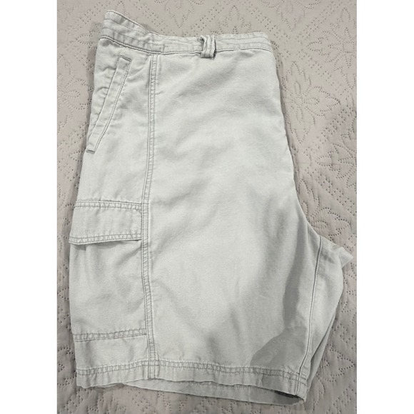 Tommy Bahama Other - Tommy Bahama Relax Cargo Shorts Men's 44 Gray Tencel Lyocell Utility